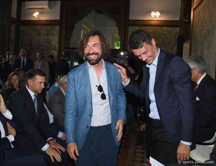 The strong bond between Mancini and Pirlo after exchanging Italy roles