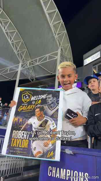 Welcome to LA, Robert #lagalaxy #mls