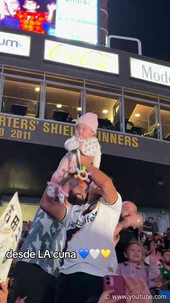 POV: You Bring Your Newborn Baby to a Galaxy Game 🥹 #lagalaxy #mls