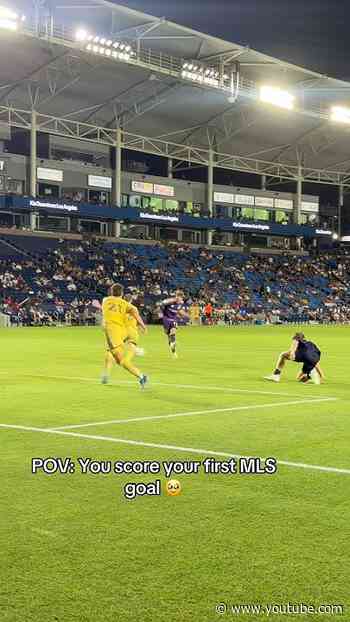 POV: You Score your First MLS Goal 🥹 #mls #lagalaxy
