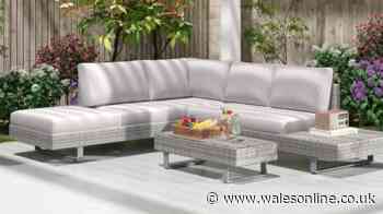 'Comfy' rattan garden furniture set now £87 off hailed 'amazing value for money'