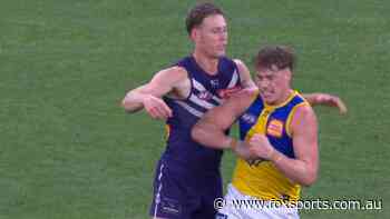 ‘Same as a stomach punch’: Star Eagle in hot water for act AFL ‘doesn’t want to see’