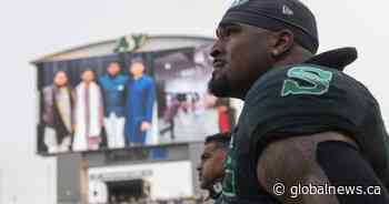 Saskatchewan Roughrider fans pay tribute to player and man killed in crash