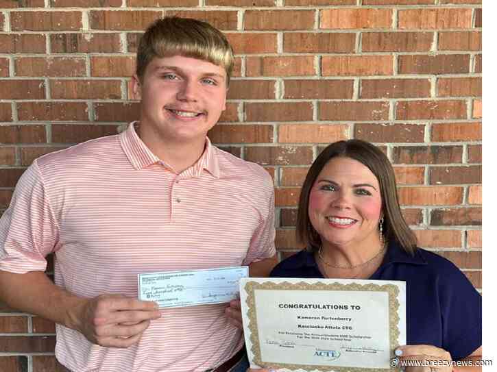 Ethel High School Graduate Kameron Fortenberry Named Mississippi ACTE Student of the Year