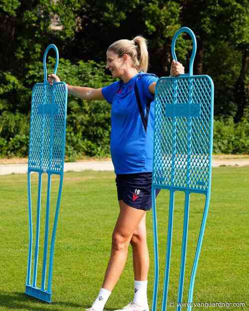7-month pregnant Crystal Palace star joins pre-season training