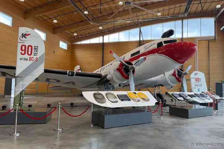 Historic plane grounded in Kelowna after test flight, won’t attend Abbotsford Airshow