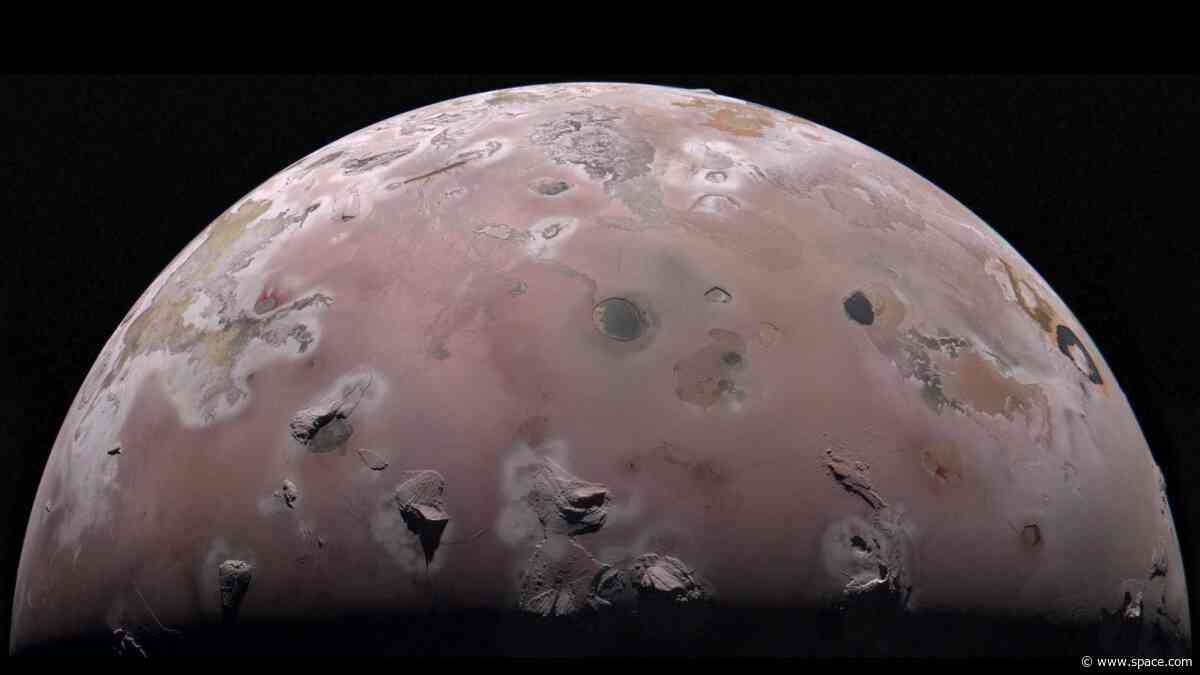 What lurks beneath the volcanoes of Jupiter's moon Io? NASA's Juno probe just took a peek