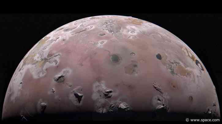 What lurks beneath the volcanoes of Jupiter's moon Io? NASA's Juno probe just took a peek