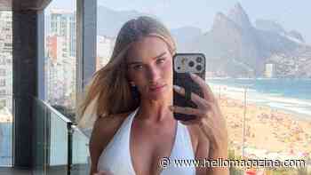 Bikini-clad Rosie Huntington-Whiteley is a blonde bombshell in jaw-dropping vacation photos