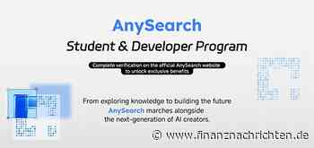 EQS-News: AnySearch startet Programm für Studierende und Entwickler zur Unterstützung der nächsten Generation von KI-Entwicklern