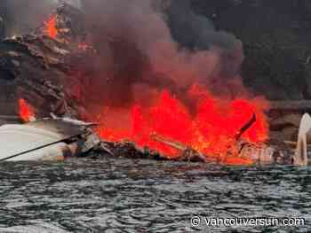 10 passengers, pilot survive fiery float plane crash in Washington State, just south of Metro Vancouver