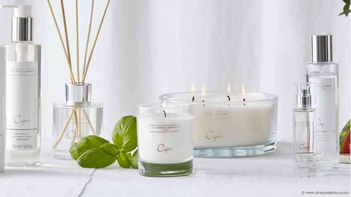 The White Company's summer sale sees candles drop to under £20