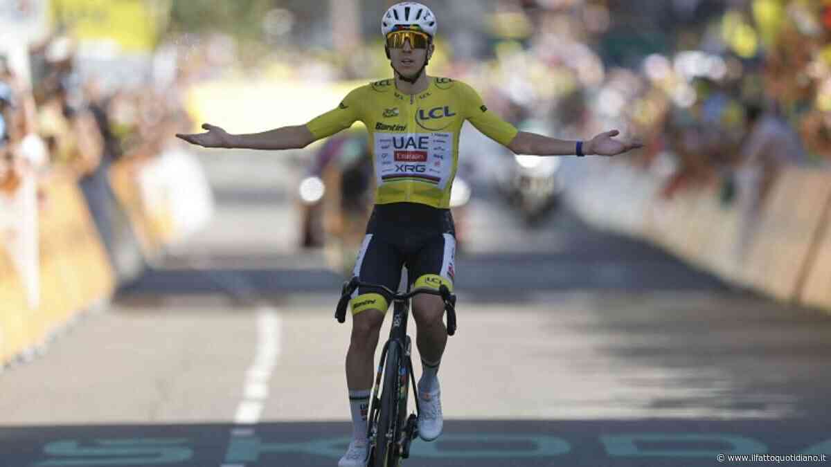 Tour de France, Pogacar riscrive un altro pezzo di storia del ciclismo: polverizzato il record di Pantani sull’Alpe d’Huez dopo una rimonta epica