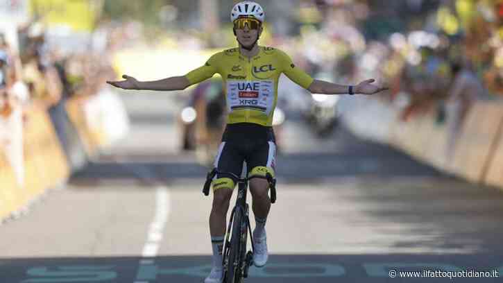 Tour de France, Pogacar riscrive un altro pezzo di storia del ciclismo: polverizzato il record di Pantani sull’Alpe d’Huez dopo una rimonta epica