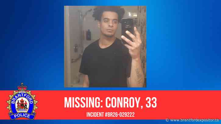Brantford police seek public's help to locate man reported missing