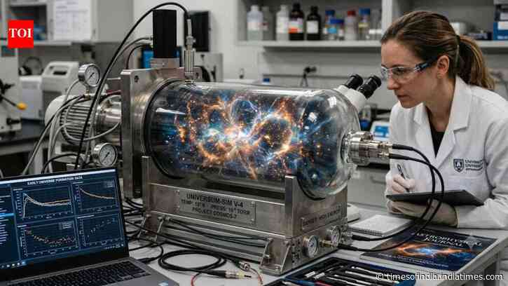 Scientists recreated part of the early universe in a glass tube to study life's