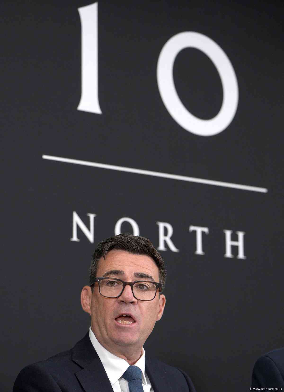 Andy Burnham takes swipe at 'London-based voices' on first day in No10 North HQ to push devolution revolution