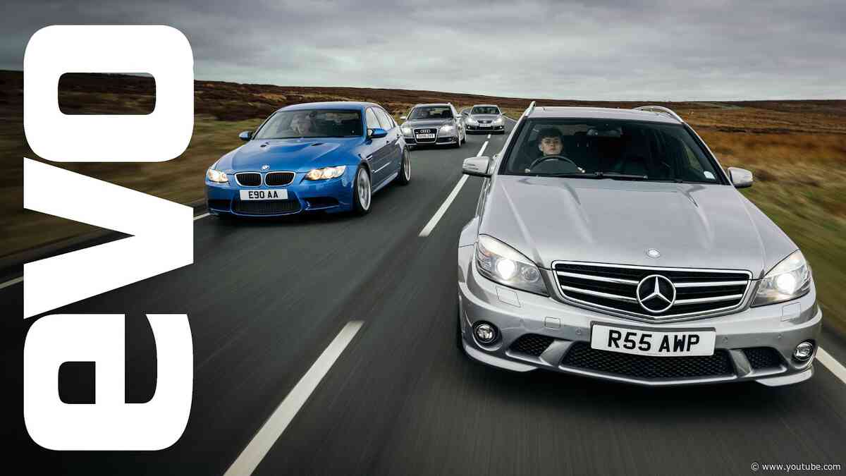 BMW M3 v Mercedes C63 v Lexus IS F v Audi RS4: 2010s V8s go head-to-head