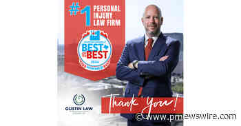 GUSTIN LAW FIRM VOTED 2026 "BEST OF THE BEST" PERSONAL INJURY LAW FIRM BY HOUSTON CHRONICLE READERS