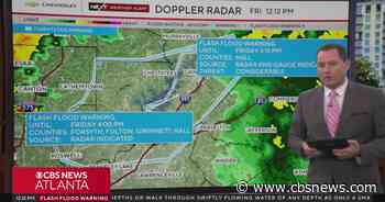 Flash flood threats continue across North Georgia and metro Atlanta