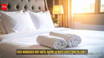 Ever wondered why hotel rooms always have four pillows? Here's the real reason