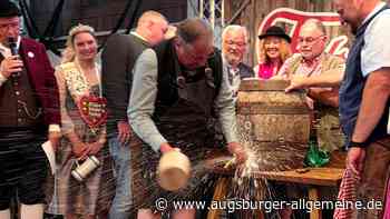 O‘ zapft ist: Das Neuburger Jubiläumsvolksfest ist eröffnet