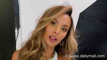 Love Island host Maya Jama debuts her new blonde hair as she swaps her brunette locks for honey highlights