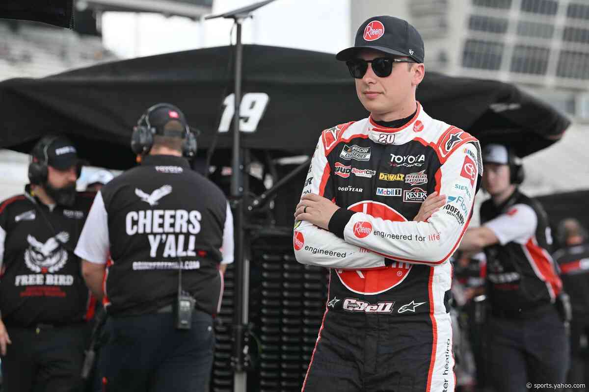 Christopher Bell leads Brickyard 400 practice; Bubba Wallace and SVG hit wall