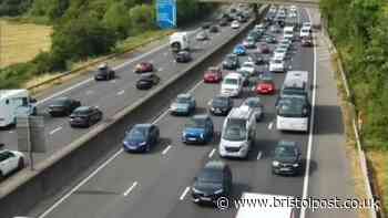 Four miles of M5 traffic after crash near Bristol