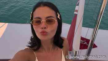 Selena Gomez wows in an array of skimpy swimsuits as husband Benny Blanco makes VERY risque remark