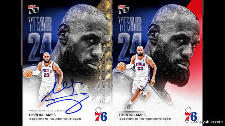 LeBron James, Topps, and a New Era of Athlete Announcements