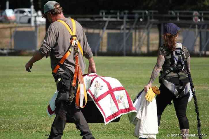 Rescued osprey chick returned to Sooke nest after eagle attack