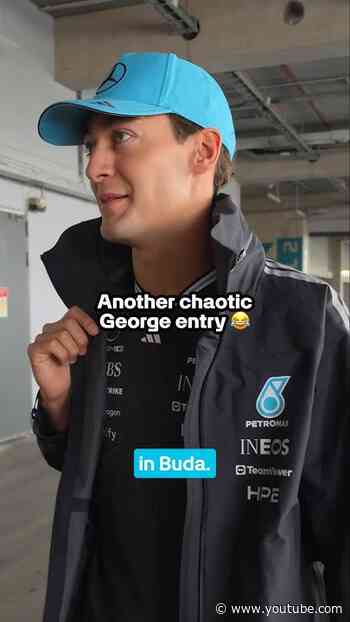 Rain in Budapest, or just sweat 👀 😅 #f1 #mercedesf1 #georgerussell