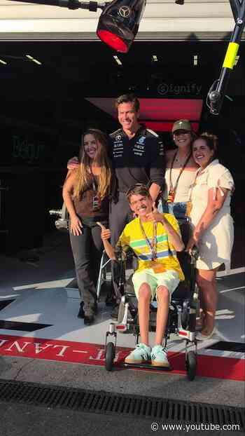 Toto Wolff makes this fan's day 🥹 #f1 #mercedesf1 #totowolff