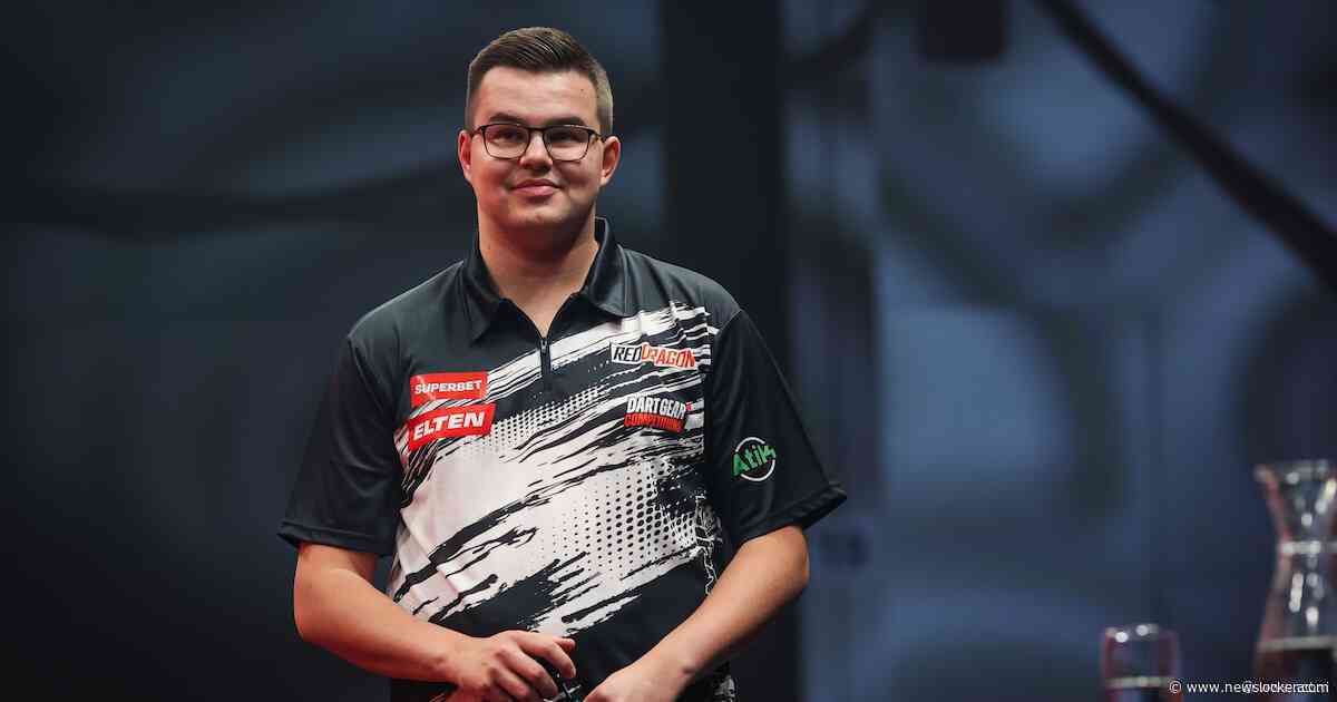 Gian van Veen in kwartfinale World Matchplay tegen James Wade