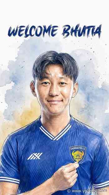 Welcome to enga area, Namgyal Bhutia💙#AllInForChennaiyin