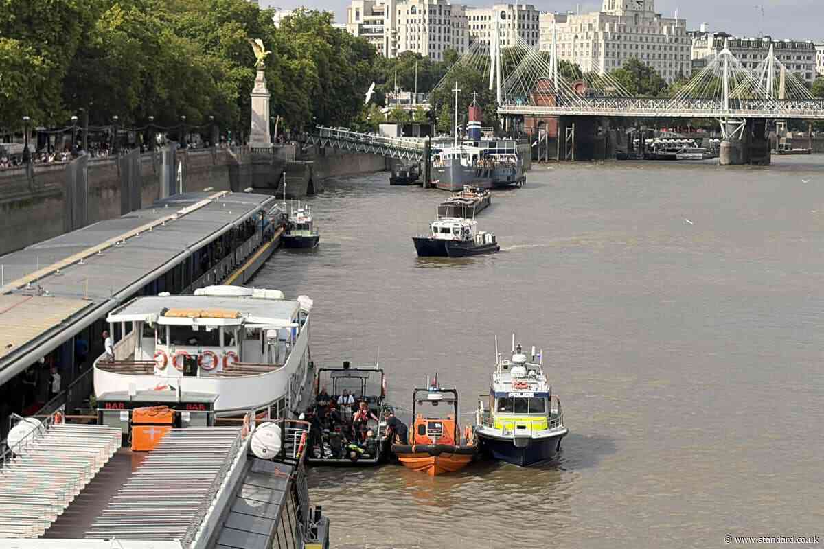 Five officers hurt in police boat crash were responding to ‘person in water’