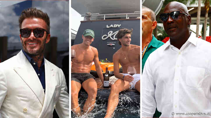 Reunión de estrellas: Campeones del mundo coincidieron con Beckham y Jordan en Ibiza