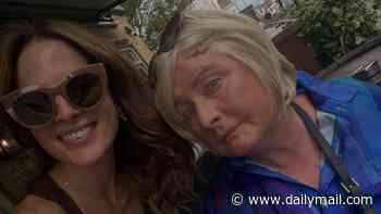 Binky Felstead dashes home from the U.S. to see her mother Jane, 74, after she suffered a fall as she shares picture of her scarred forehead
