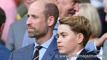 Prince George is Prince William's double in latest portrait