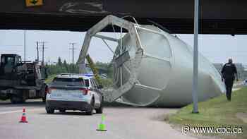 Not again: Semi-truck hauling tall load hits 51st Street overpass on Idylwyld
