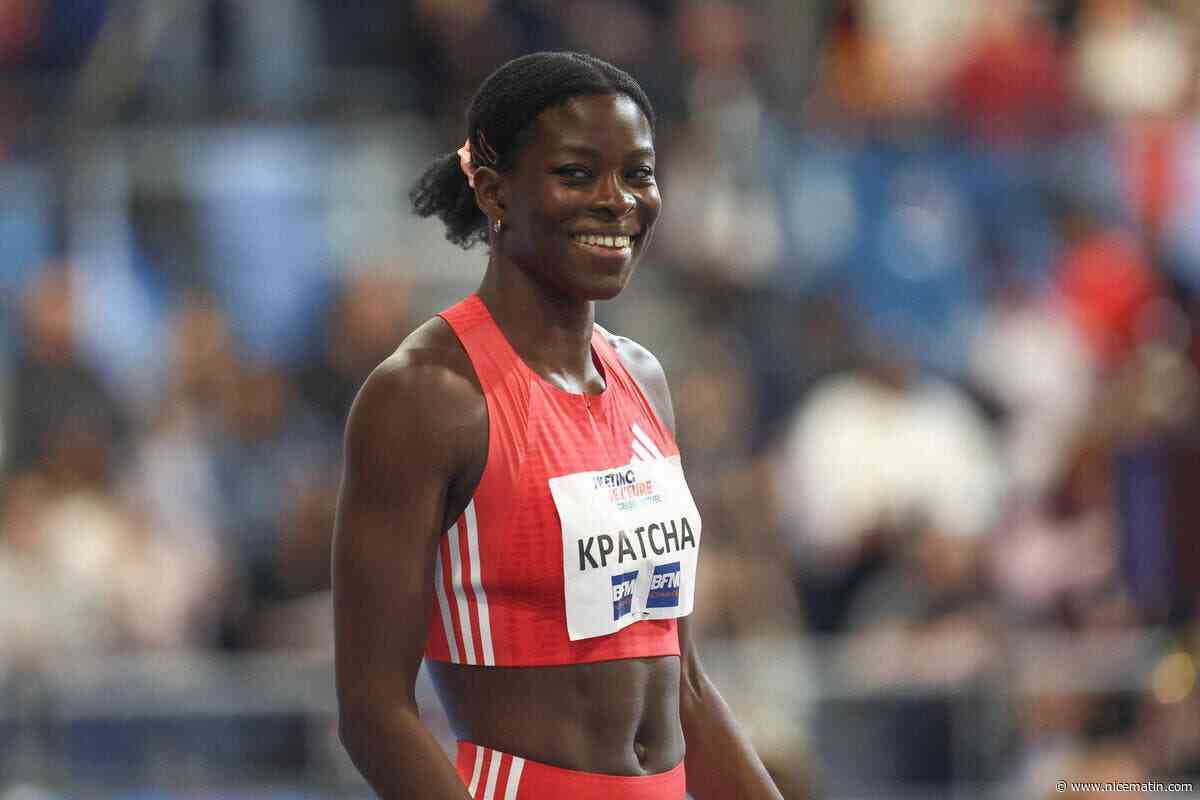 La sauteuse en longueur du Nice Côte d’Azur Athlétisme Hilary Kpatcha sacrée championne de France avec le record des championnats
