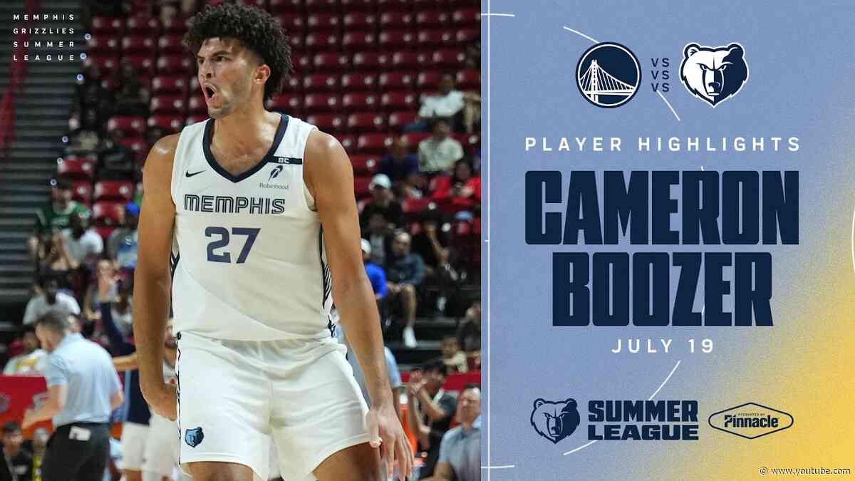 Cameron Boozer Highlights vs Golden State Warriors