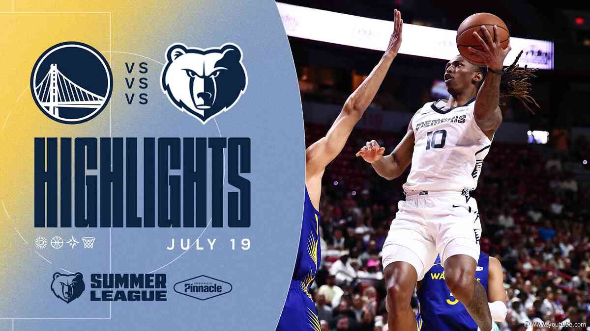 Summer League Championship: Memphis Grizzlies Highlights vs Golden State Warriors