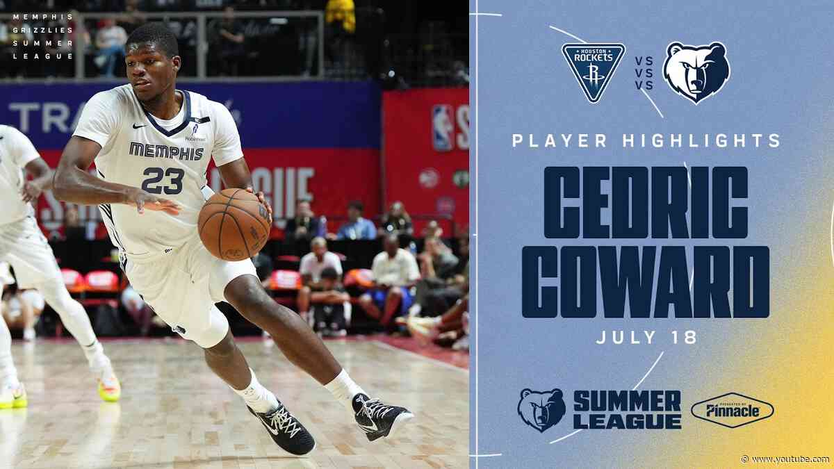Cedric Coward Highlights vs Houston Rockets