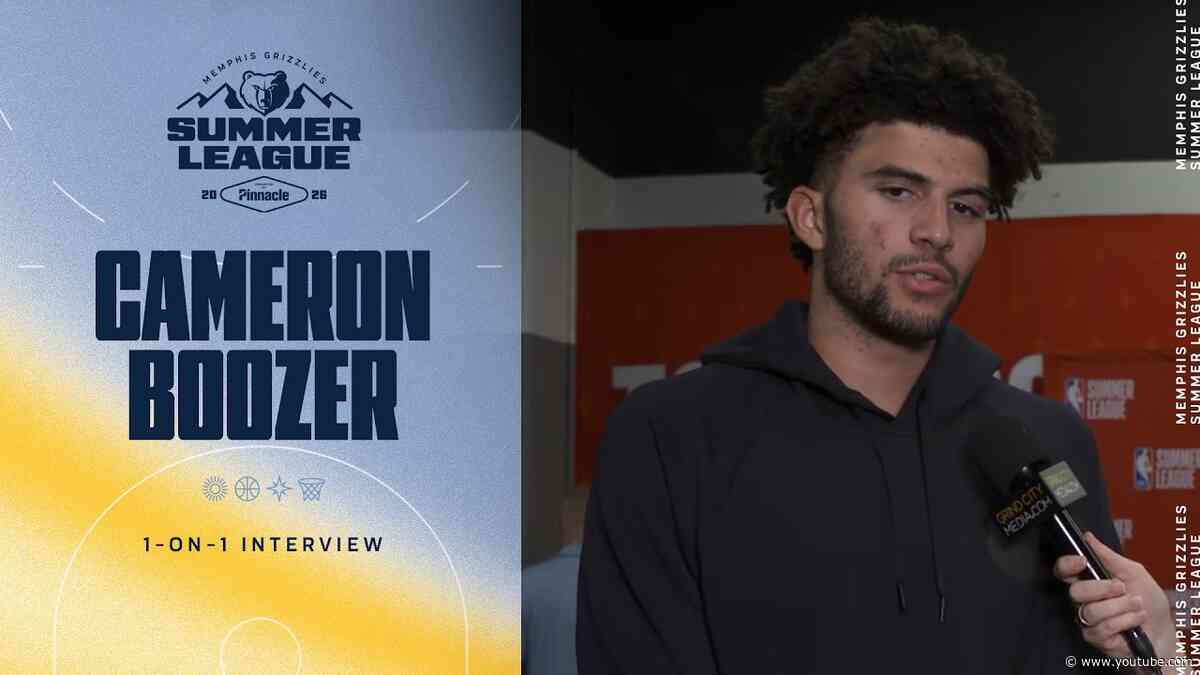 Cameron Boozer 1 on 1 Interview | Grizzlies vs. Hawks