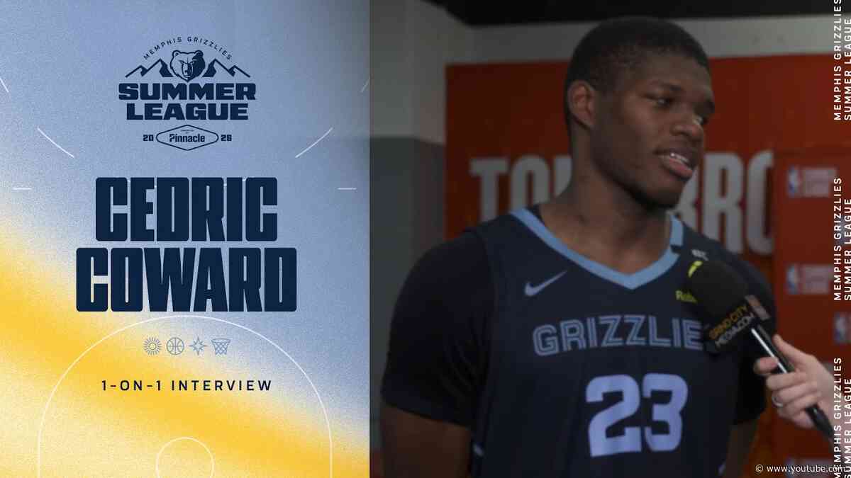 Cedric Coward 1 on 1 Interview | Grizzlies vs. Hawks