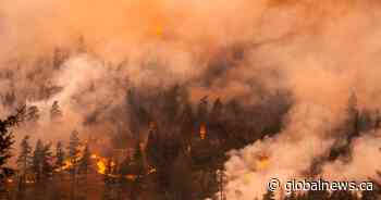 Photos show wildfires raging across parts of British Columbia