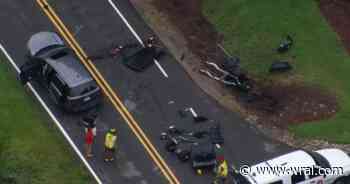 Golf cart involved in Wake County crash