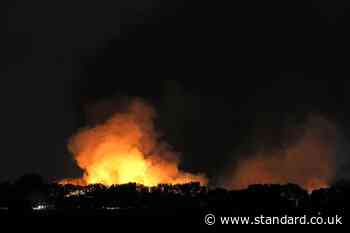 Residents evacuated as fertiliser explodes during industrial units blaze